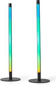 Nedis WIFILD10RGBW-SADA 2xLED RGBIC lampada da tavolo LED 36W 2700-6500K+DO