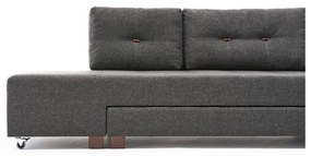 Divano angolare grigio scuro (angolo sinistro) Manama - Balcab Home