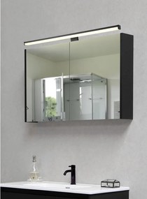 Applique LED nero opaco (lunghezza 60 cm) Lino - Trio