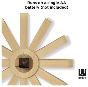 Orologio da parete ø 51 cm Ribbonwood - Umbra