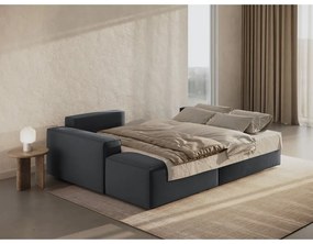 Divano letto angolare grigio scuro (angolo sinistro) Jodie - Micadoni Home