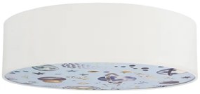 Plafoniera per bambini KIDDY 2xE27/40W/230V bianco/blu