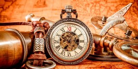 Quadro su tela – Orologi del passato