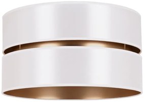 Duolla - Plafoniera DUO 1xE27/15W/230V diametro 40 cm bianco/oro