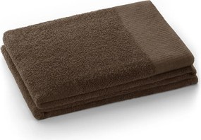 Asciugamano tipo terry marrone in cotone 30x50 cm Amari – Restilo