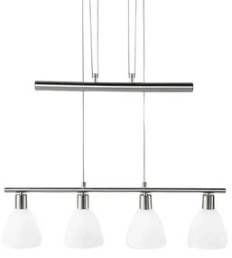 Simeon Lampada a Sospensione Bianco/Nickel - Lindby