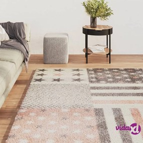 vidaXL Tappeto per Bambini 120x170 cm con Motivo Stella Rosa