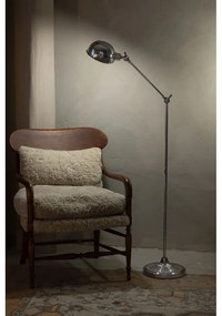 Lampada da terra in argento (altezza 143 cm) Portland - Markslöjd