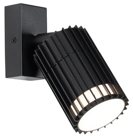 Faretto da soffitto da esterno di design nero IP44 - Boris