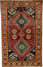 Shiraz Tappeto persiano 160x250 Rosso (Iran) Annodato A Mano