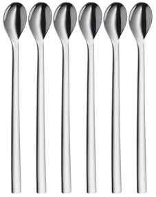 Set di cucchiai a manico lungo grigio in acciaio inox 6 pz Nuova – WMF