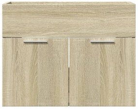 Mobile sottolavabo rovere sonoma 60x38,5x46cm legno multistrato