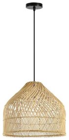 Immax 08264L - Lampadario a sospensione con filo PELO 1xE27/40W/230V diametro 40 cm rattan