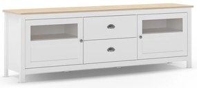 Mobile TV in pino bianco 180x59 cm Misti - Marckeric