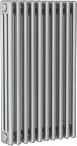 Termosifone in acciaio tubolare 3 colonne 10 elementi interasse 813 mm ERCOS Comby grigio