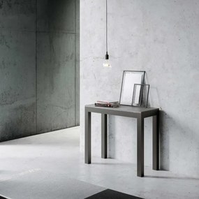 Consolle 90x40 cm allungabile a 300 cm EVERYDAY EVOLUTION Cemento