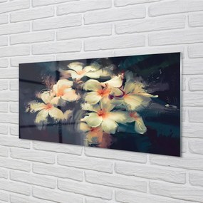 Rivestimento parete cucina Immagine di fiori 100x50 cm
