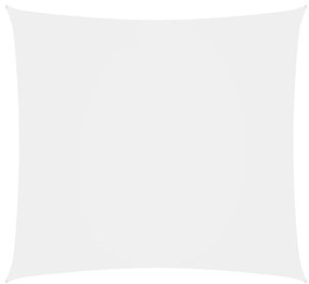 Parasole a Vela in Tessuto Oxford Rettangolare 2x2,5m Bianco