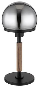 Globo 21954S - Lampada da tavolo HAKU 1xE27/40W/230V nero/marrone