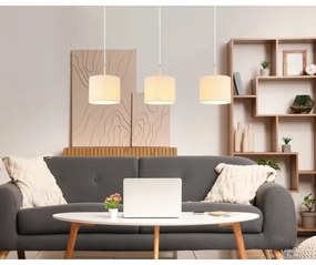 Globo 15968-3H - Lampadario sospeso con cavo DELEON 3xE27/40W/230V