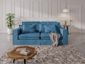 Divano blu 236 cm Nora – Ropez