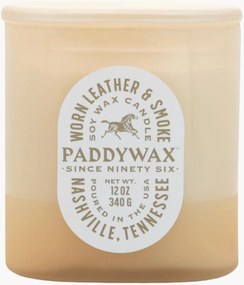 Candela profumata a due stoppini Vista (cuoio consumato & fumo)