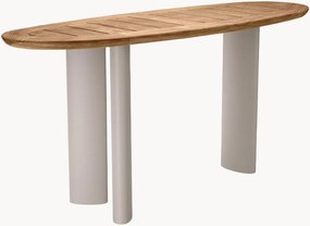 Consolle da giardino con piano in legno di teak Free From