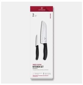 Victorinox - Set di coltelli da cucina SWISS CLASSIC 2 pezzi nero