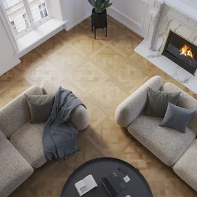 Pavimento SPC Montaigne miele Sp 5.5 mm ARTENS con sottopavimento integrato 2.25 m²
