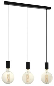 Eglo 98662 - Lampadario a sospensione con filo POZUETA 3xE27/40W/230V