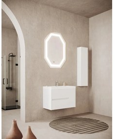 Colonna per mobile bagno PORTOFINO 1 anta P 16 x L 33.7 x H 139 cm bianco