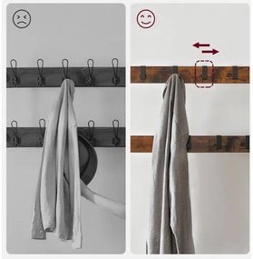 Appendiabiti a piantana NAVOR marrone/nero