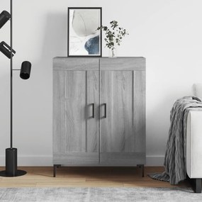 Credenza Grigio Sonoma 69,5x34x90 Cm İn Legno Multistrato /