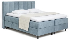 Letto boxspring blu con contenitore 180x200 cm Elva Bold Line – Bonami Selection