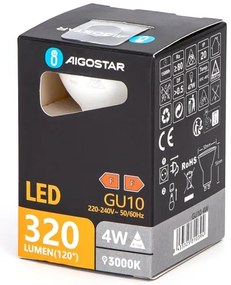 Lampadina LED GU10/4W/230V 3000K - Aigostar