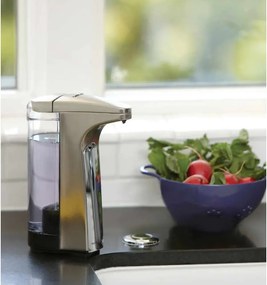 Dispenser automatico di sapone in metallo grigio 237 ml - simplehuman