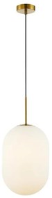 Lampadario a sospensione con filo ALIAS 1xE14/40W/230V diametro 24 cm oro