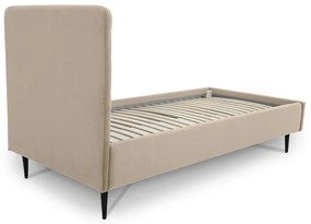 Letto per bambini beige con contenitore 120x200 cm Star - Scandic