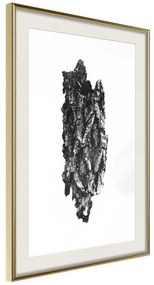 Poster  Texture of a Tree  Cornice Quadri Cornice d'oro con passe-partout, Larghezza x Altezza Home decor 30x45