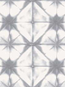 Rebel Walls Tapete Tie Dye Kaleidoscope - Grey