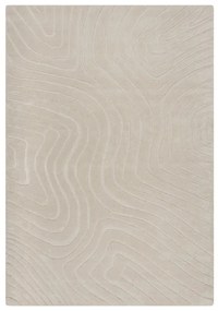 Tappeto in lana tessuto a mano color crema 200x290 cm Mesmerise Natural - Flair Rugs