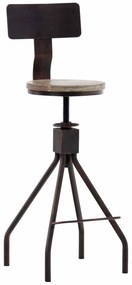 Sgabello Barhocker Elko: Stile Industriale E Comfort Unico! / Bronze