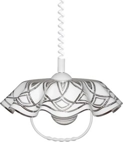 Prezent 74197 B05 - Lampadario a sospensione LYRA 1xE27/60W/230V