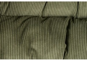 Poltrona in velluto verde Vince - Dutchbone