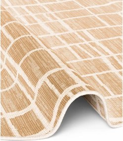 Tappeto da interno/esterno rotondo color crema/di colore naturale ø 160 cm Haringey Crouch – Ted Baker