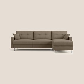 Megan divano letto angolare in microfibra smacchiabile T11