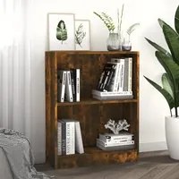 Libreria Rovere Fumo 60x24x74,5 cm in Legno Multistrato 815084