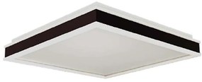 Plafoniera LED LED/24W/230V 4000K 45x45 cm nero