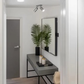 Brilagi - Luce Spot da bagno SELE 2xGU10/30W/230V IP44 argento