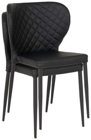 Sedie da pranzo nere in set di 4 Pisa - House Nordic